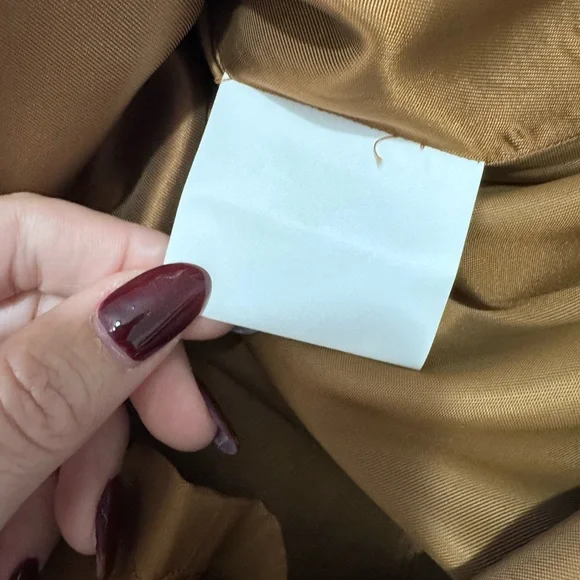 Balmain Paris Atelier Sample Satin Set Blazer & Maxi Skirt Chartreuse Gold S - Picture 17 of 17